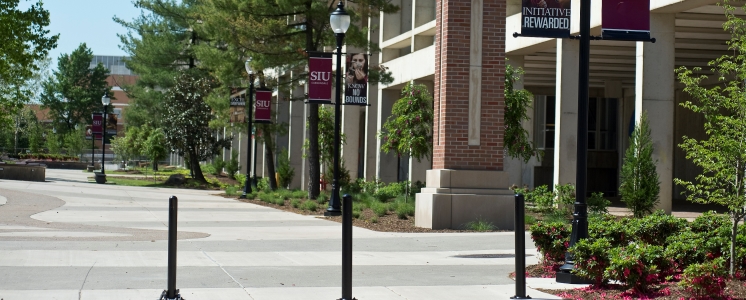 Faner Hall plaza